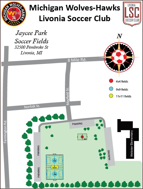 Jaycee Field Map Fall 2017
